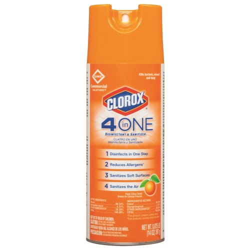 Clorox® 4 in One Disinfectant and Sanitizer, 14oz